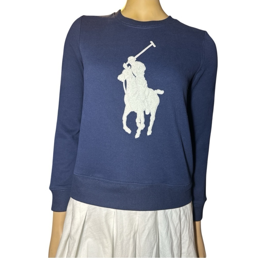 POLO RALPH LAUREN Kids Vestito Per Bambini In Navy Blue size dress XL - Picture 4 of 13